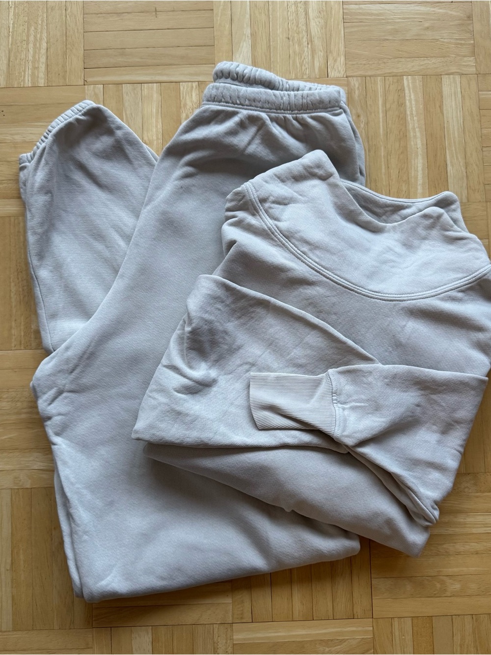 Joah Brown Set - oversized mock neck sweatshirt and joggers
